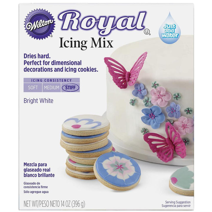 WILTON Baking Royal Icing Mix Glace Stiff Ferme 14OZ 396G