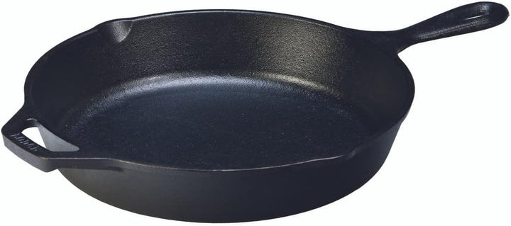 LODGE Skillet Cast Iron 12" W/HANDLE Pre Seasoned