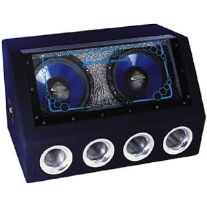 LANZER Speaker Box Lanzar 12" Neon VBP212 B/PASS