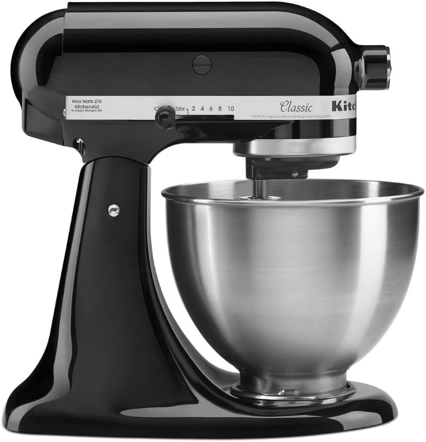KITCHENAID Cake Mixer Stand K45SSOB Classic Black 4.5Q