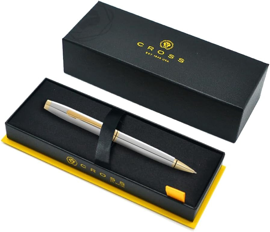 CROSS Stationery Pen Coventry Lacquer Chrome / Black /Black & Silver