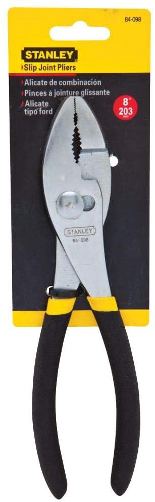 STANLEY Pliers 8" 84-098 Slip Joint
