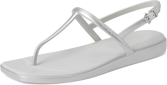 CROCS Footwear Sandal Thong Metallic Silver