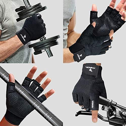 Gym Workout Gloves Atercel Black