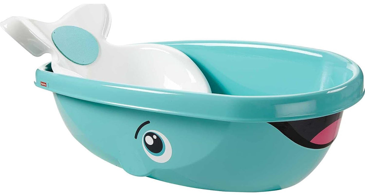 FISHER-PRICE Baby Tub Fisher Price Whale W/INFANT Seat Teal