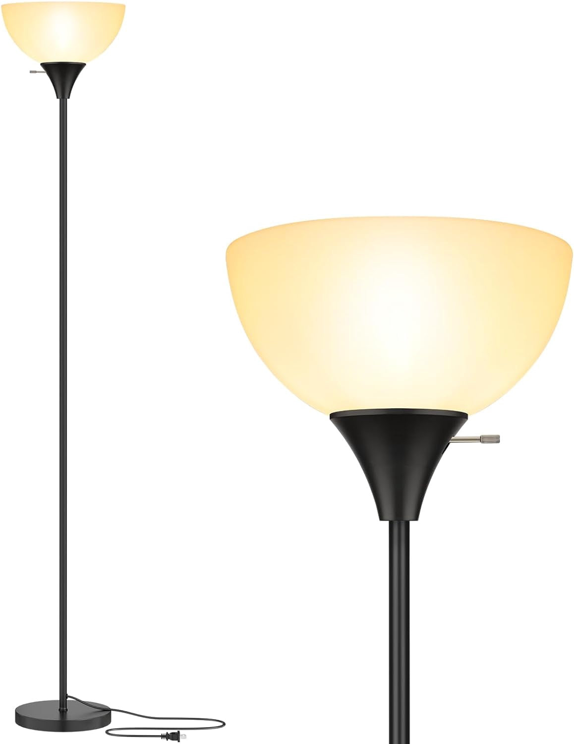 Floor Lamp Coucrek Simple Black