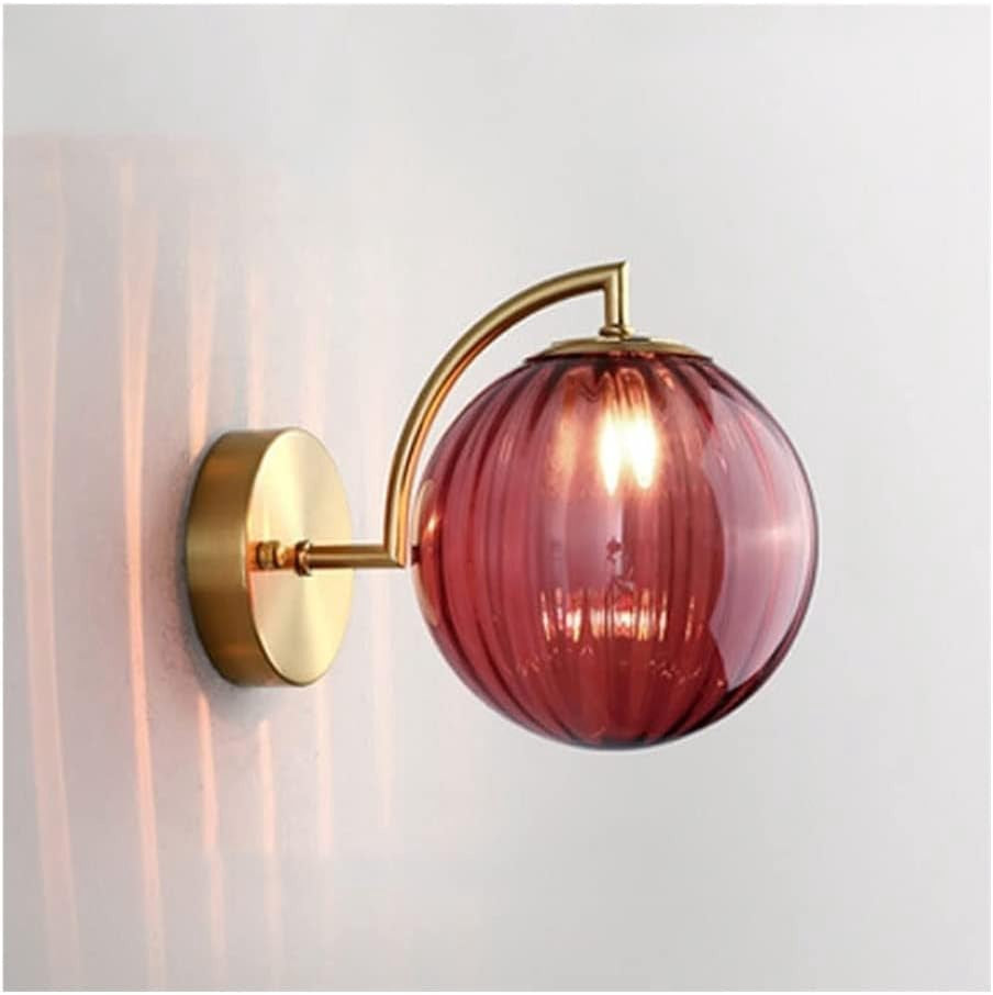 Light Fixture Wall Debate Industrial Vintage Globe Red LED