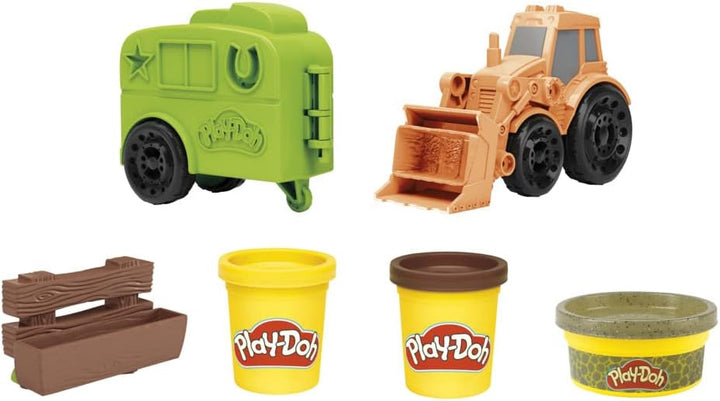 PLAY-DOH Toy Wheels Farm Tractor & Truck
