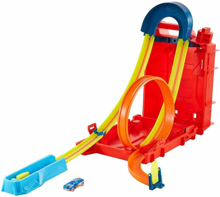 HOT WHEELS Toy Track Builder Unlimited Playset Fuel Can Stunt Box