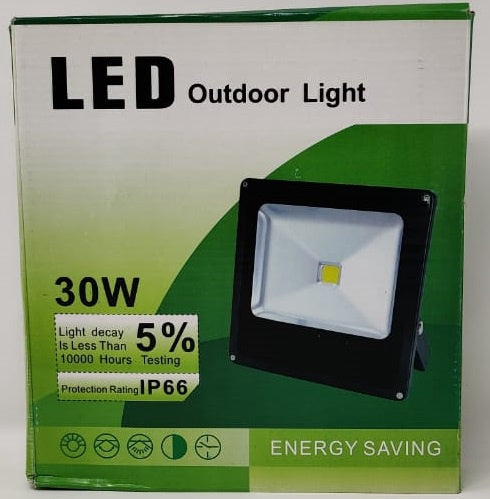 Lamp LED Flood 12V 30W IP66 W Outdoor Light 200630