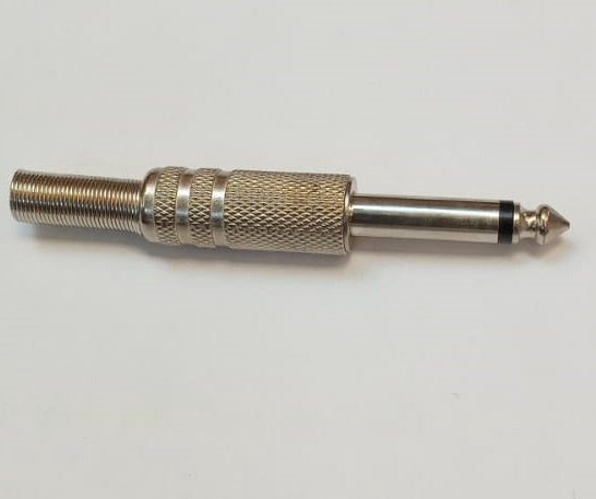BLASTKING Plug 1 1/4 Male Mono Sliver Metal I-SP102 2C Shield with Spring