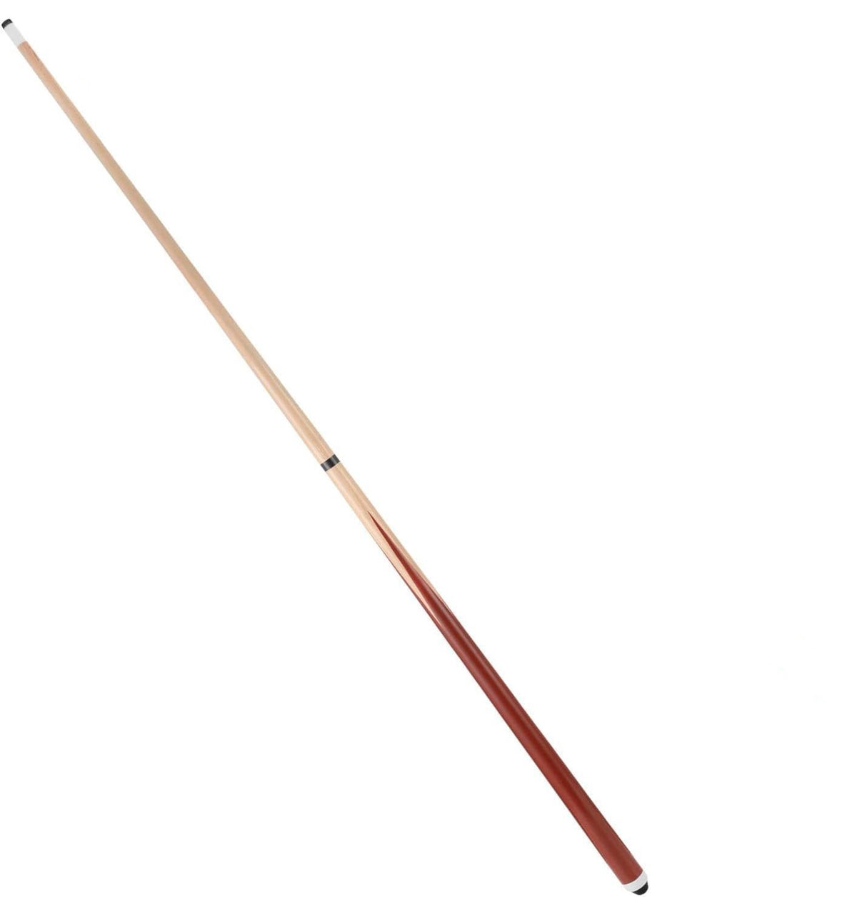 Pool Cue 48" 2PCS Screw Type 20OZ 13MM Tip Coffee