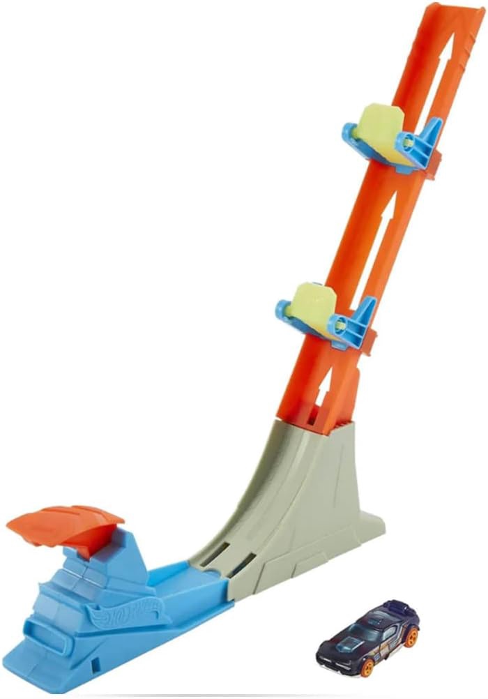 HOT WHEELS Toy Car Track Vertical Power Launch