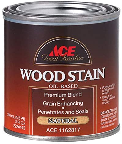 ACE Wood Stain Natural 1162817 1/2PT