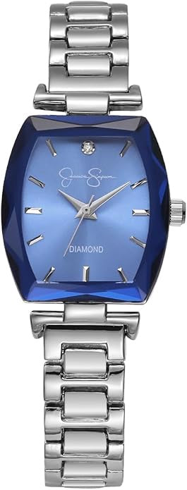 JESSICA SIMPSON Watch Diamond Collection Blue Face JSD0007SL