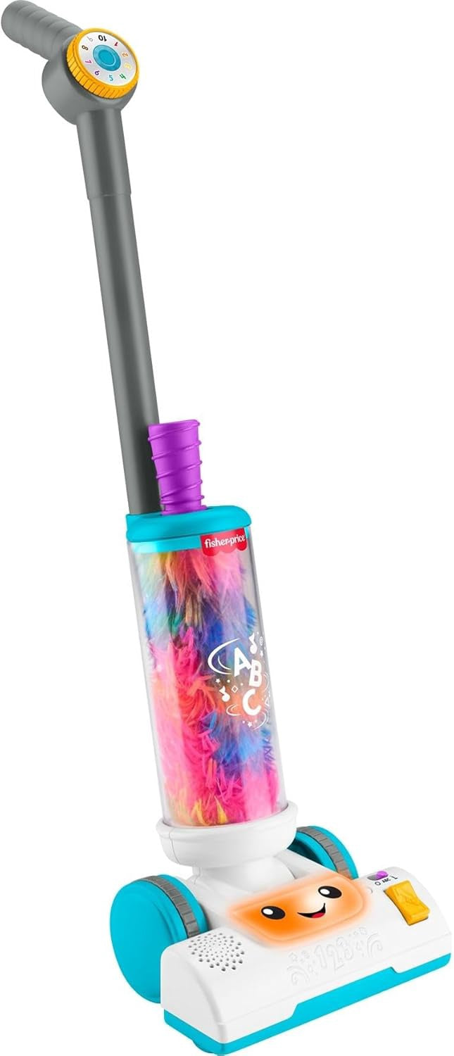 FISHER-PRICE Toy 2-IN-1 Vacuum W/ Duster, Lights & Songs