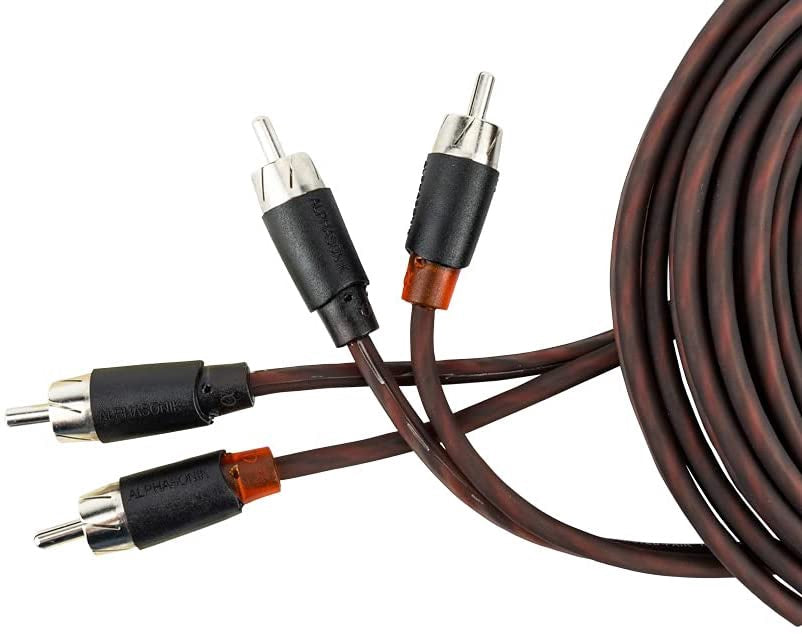 ALPHASONIK Lead 2 Rca Male to 2 Rca Male 10' FLEX-R17