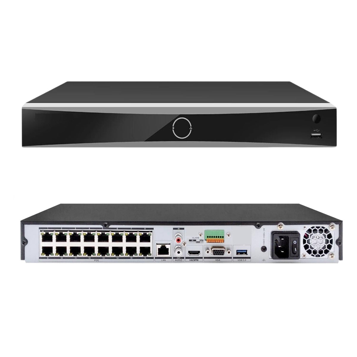 HIKVISION Security Nvr DS-7600 Series DS-7616NXI-K2/16P 16-CHANNEL Ip with Poe Switch Embedded Acusense