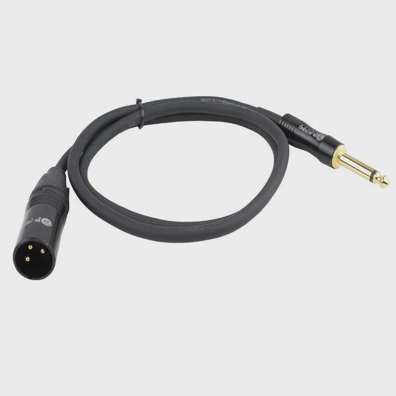 BLASTKING Lead Xlr Male to 1/4 Male Mono 1.5' IBKE-CXLRMQU-1.5