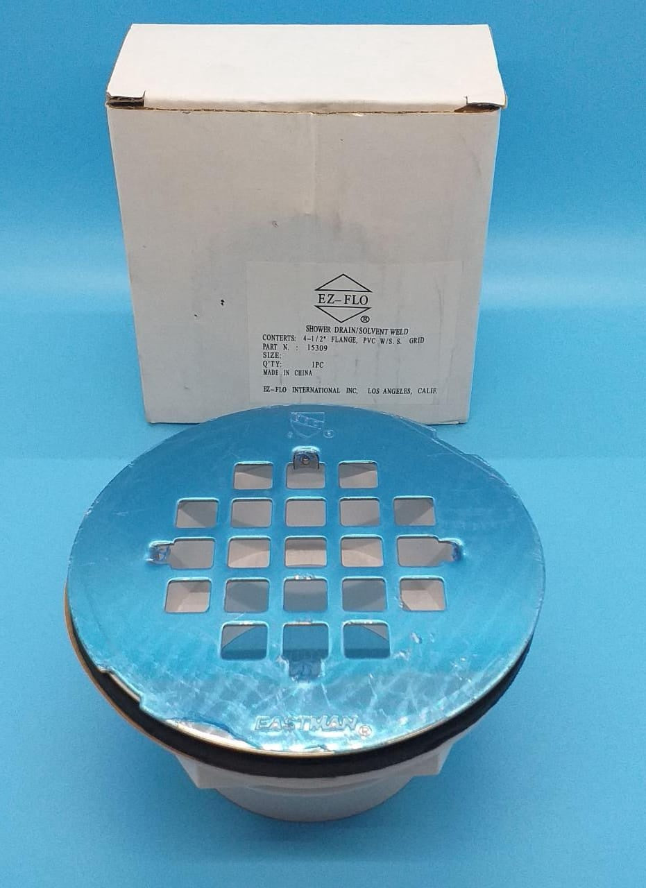 EZ-FLO Bath Waste Shower Drain 15309 2" X 4 1/2"