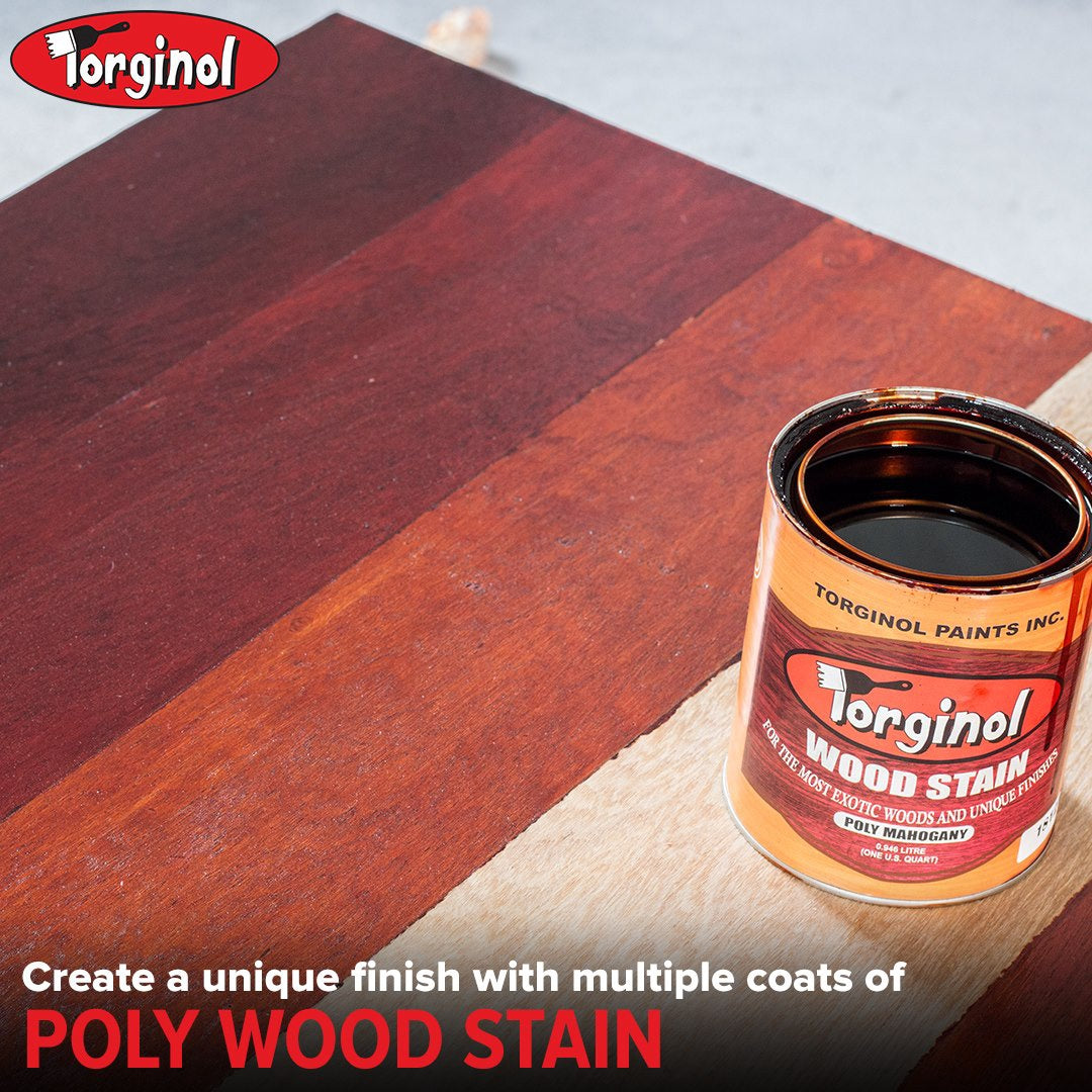 ARBO Wood Stain Poly Mahogany 2PT.