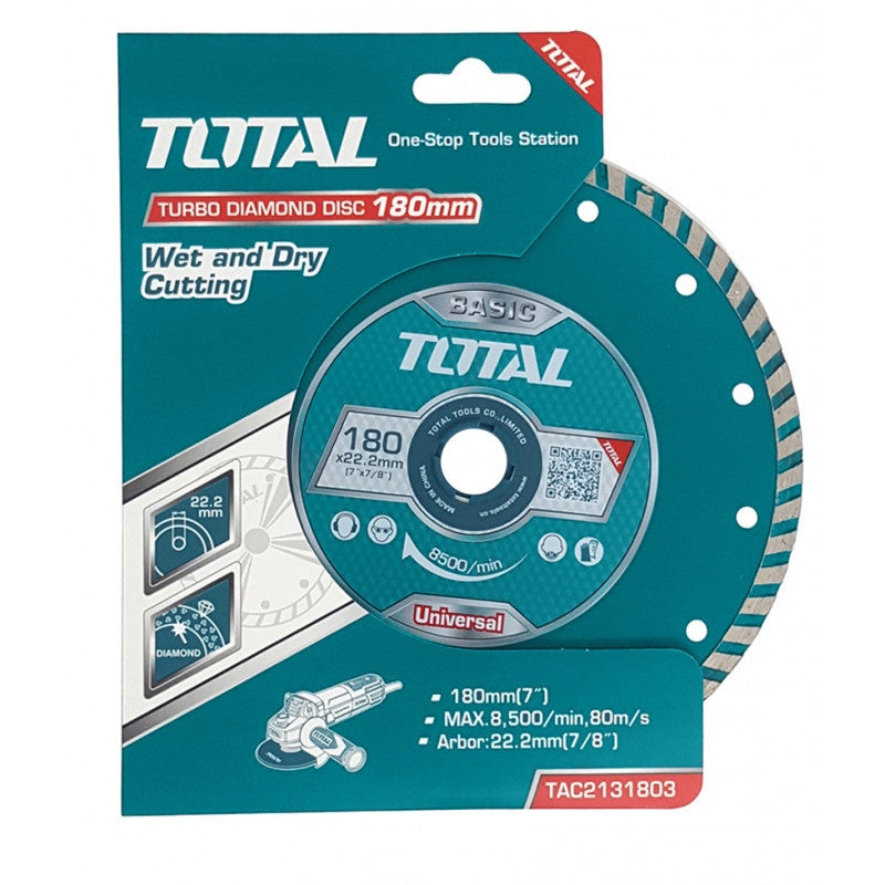 TOTAL Disc 7" Diamond TAC2131803 180MM