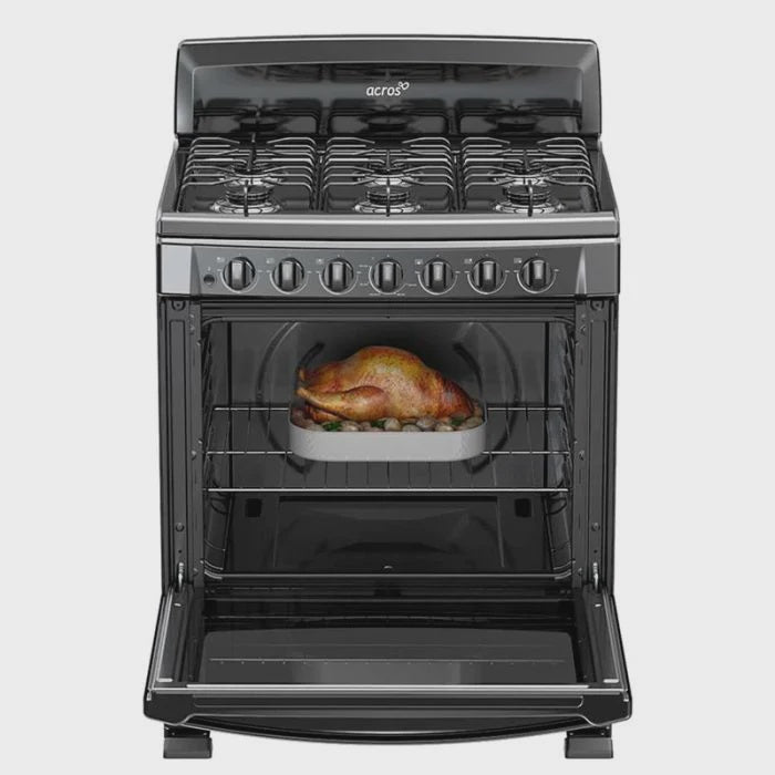 ACROS Stove 6 Burner LAF5001Z 30" Black 1Y