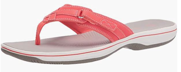 CLARKS Footwear Women Flip Flop Breeze Sea Coral