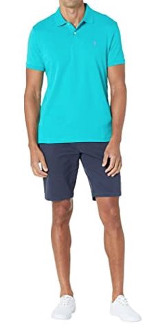 US POLO ASSN. Men Shirt Polo Us Polo Teal Luxury Feel