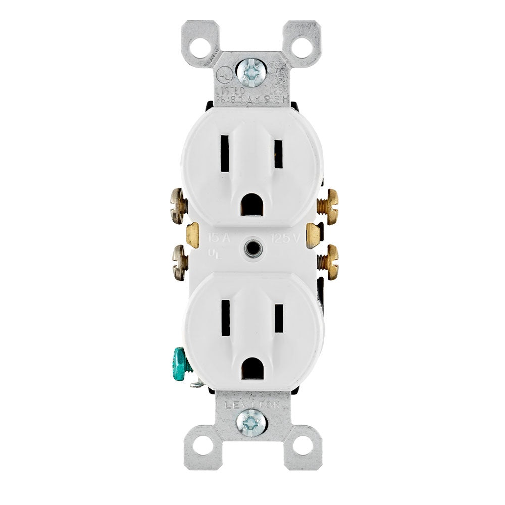 LEVITON Point Duplex Outlets 5320-WMP
