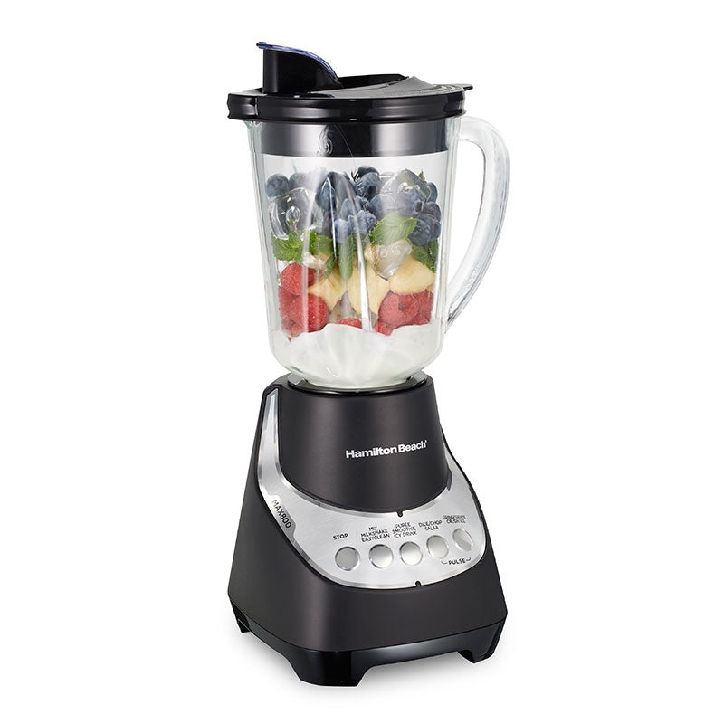 HAMILTON BEACH Blender 53530FG Glass Jar Wave Action