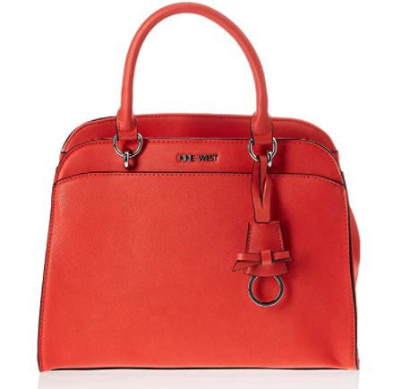 NINE WEST Bag Lillie Dome Satchel Red