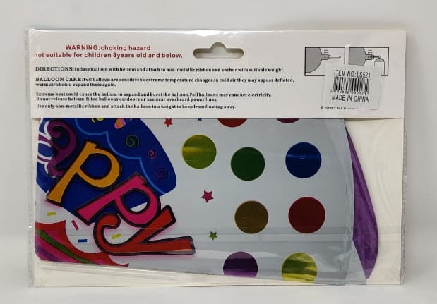 Party Balloons 5PCS Pack Happy Birthday LS521 TZ-S5001