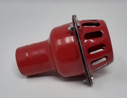 Water Pump Foot Valve 2" Metal Red Strainer