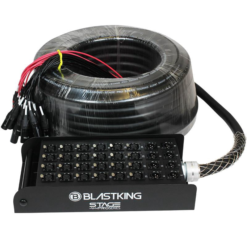 BLASTKING Stage Cable Snake IBKE-SPS24X8-100 100'
