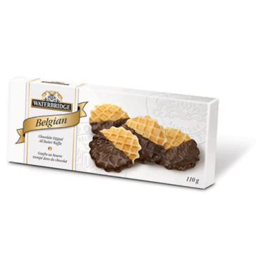 WATERBRIDGE Belgian Chocolate Dipped All Butter Waffle 110G