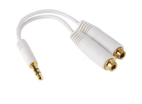 ISTUFF Lead 1 3.5 M St - 2 3.5 F St 6" Y Type Iplug