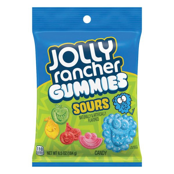 HERSHEY'S Jolly Rancher Gummies Sours 6.5OZ 184G