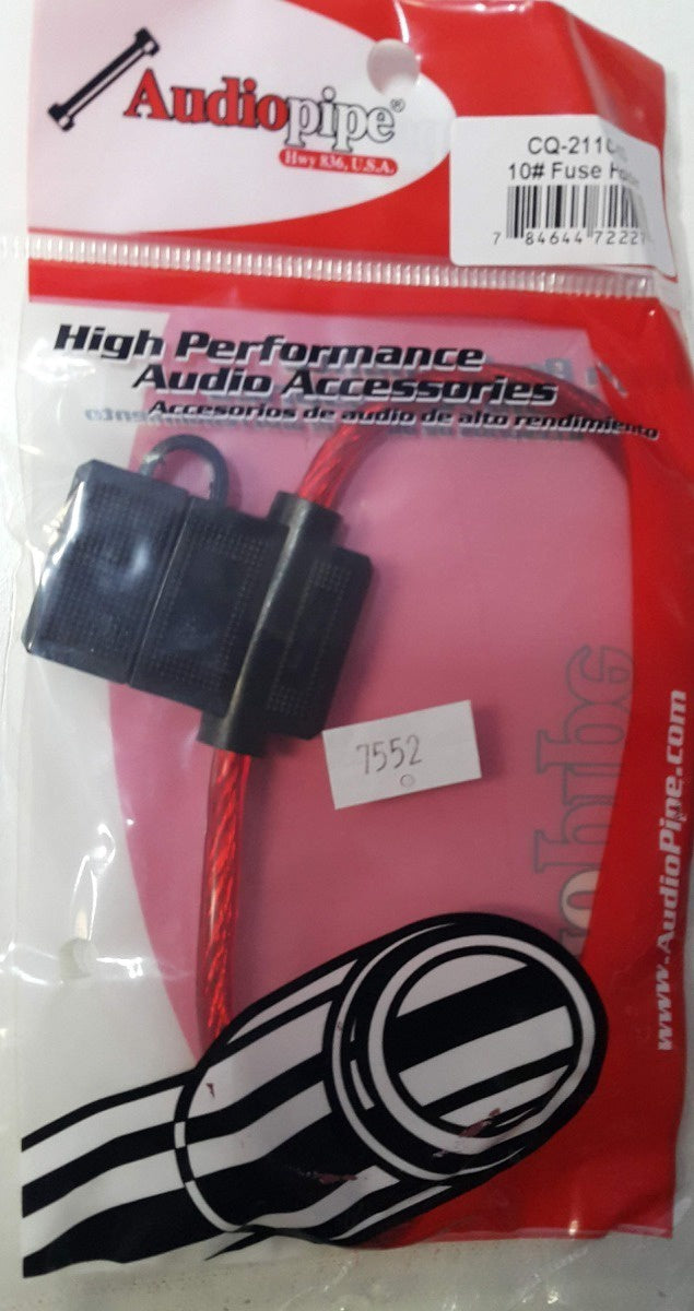AUDIO PIPE Fuse Holder CQ-211C-10 #10 10AWG