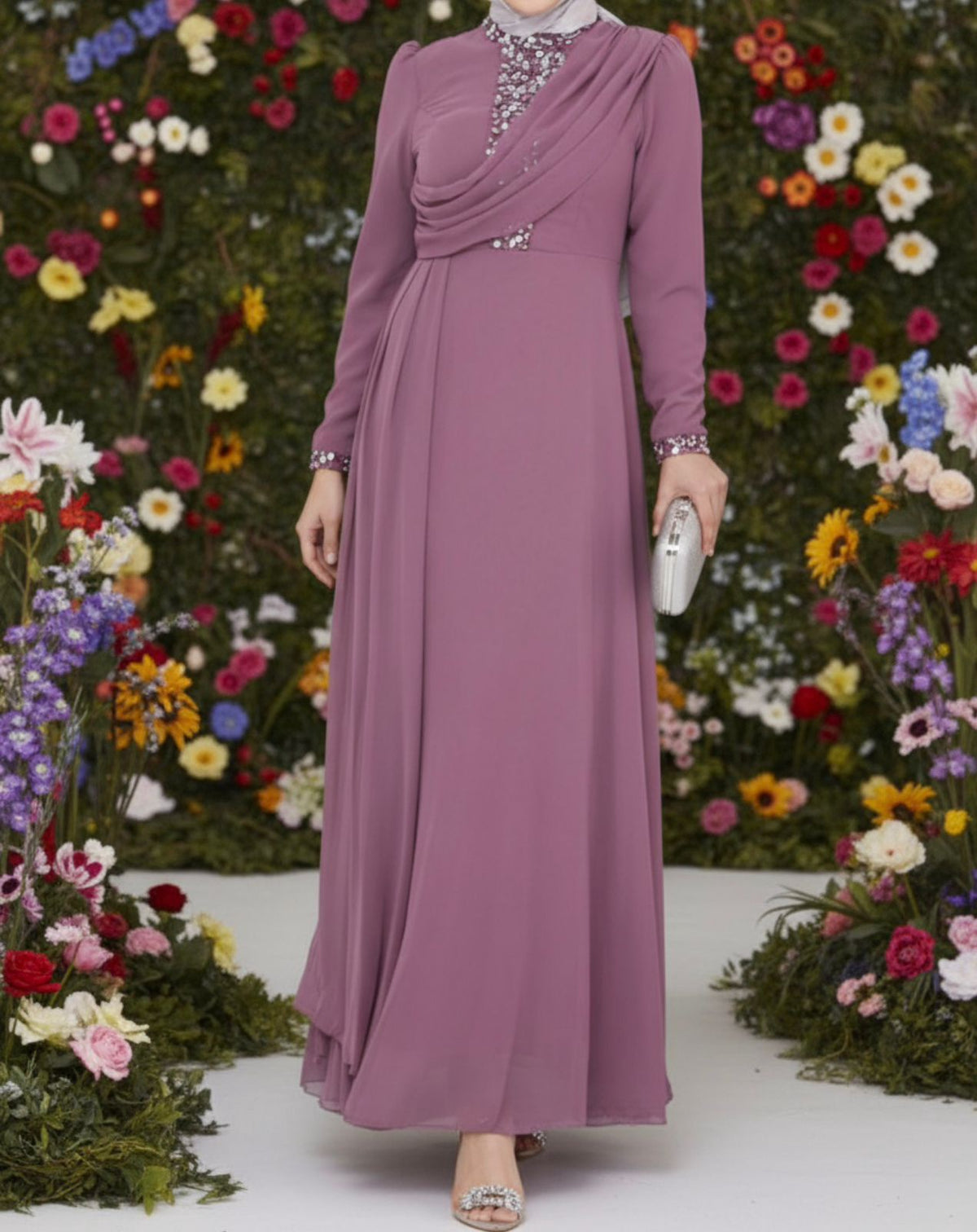 Dress Evening Occasion Black / Pink / Blue / White
