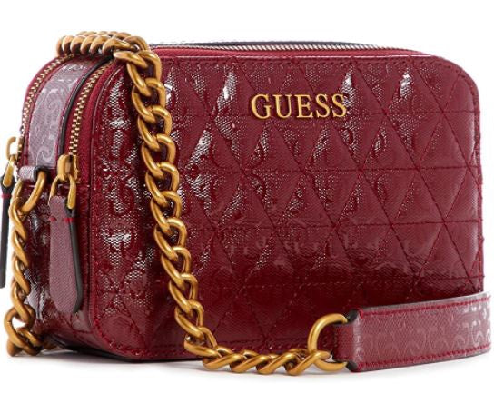 GUESS Bag Noelle Crossbody Camera Merlot