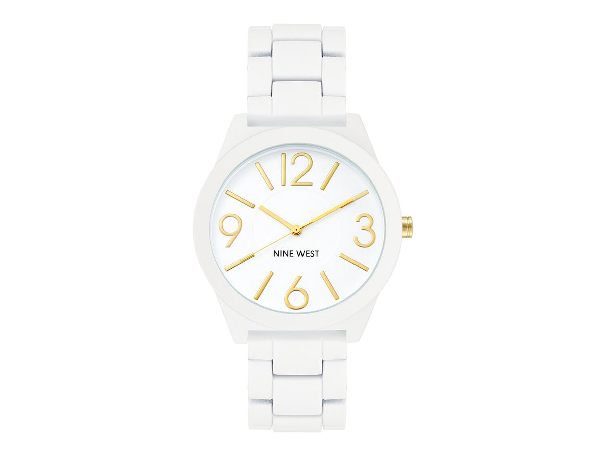 NINE WEST Watch White 1678WTWT