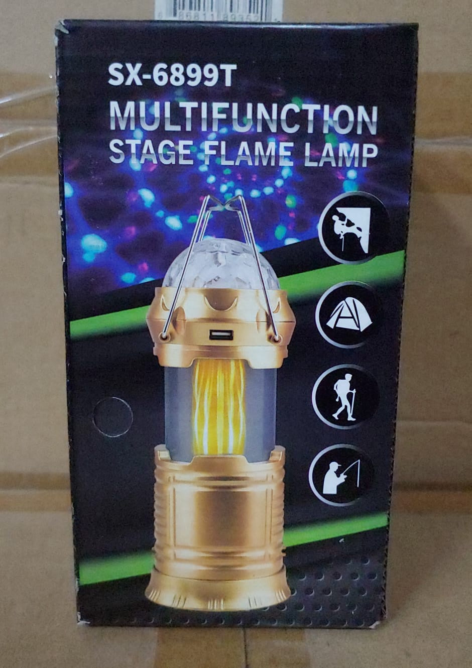 Lamp Rechargeable SX-6899T Stage Flame Multifunction