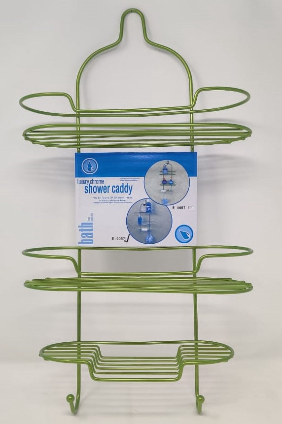 Shower Caddy 3 Teir Luxury Green E-0057