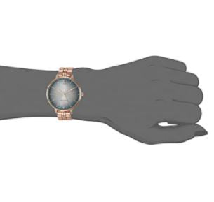 NINE WEST Watch Women's Crystal Accented Bracelet Blue