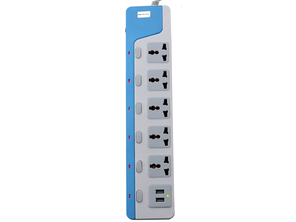 PREMIER Power Strip with USB 3 Outlet TC-7212USB