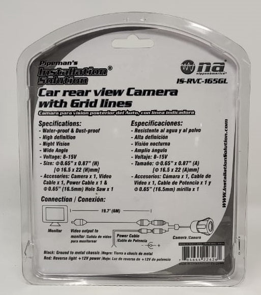 PIPEMAN'S Rear View Camera Car IS-RVC-165GL