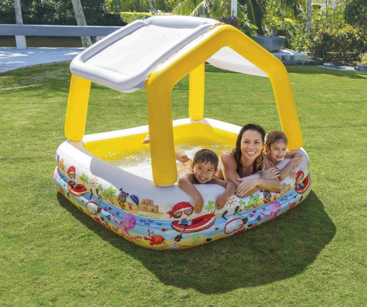 INTEX Pool 57470NP 62" X 62" X 48" with Sun Shade