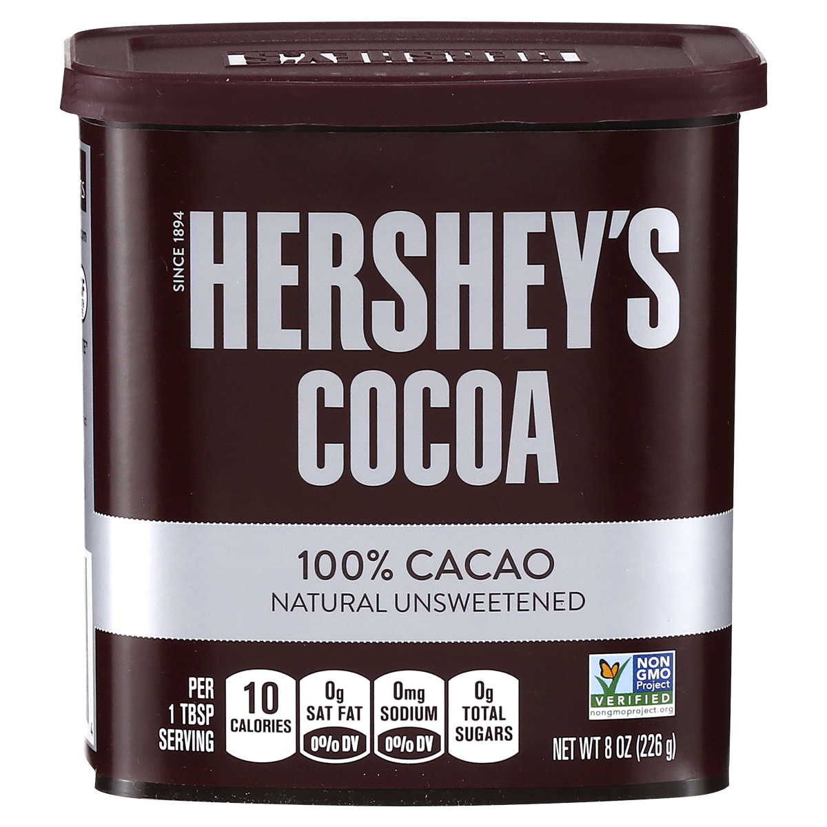 HERSHEY'S Cocoa 100% Cacao Natural Unsweetened 8OZ 226G