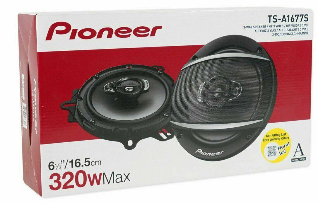 PIONEER Speaker Car 6.5" TS-A1677S 3-WAY